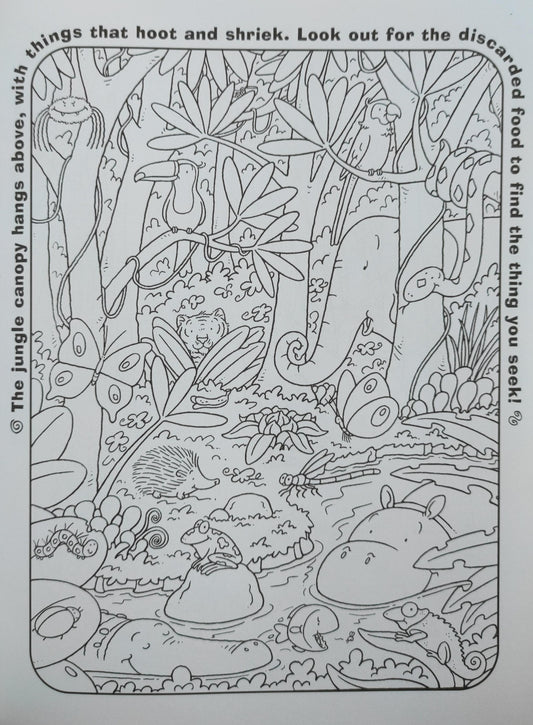 Picture Puzzles (Find and Colour)