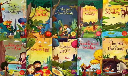 Illustrated Moral Story Combo Set (10 Books)