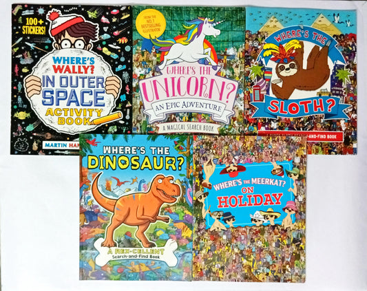 Where's Unicorn Combo Set 2  (5 Books)