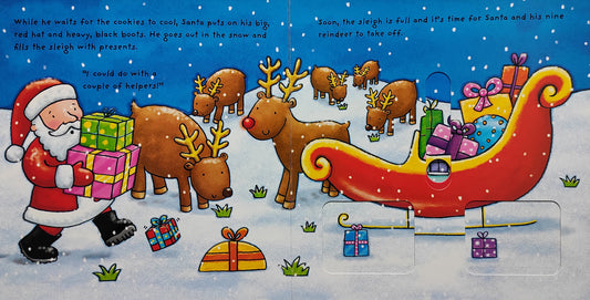 Santa's Busy Night (A push, pull, turn and lift book)