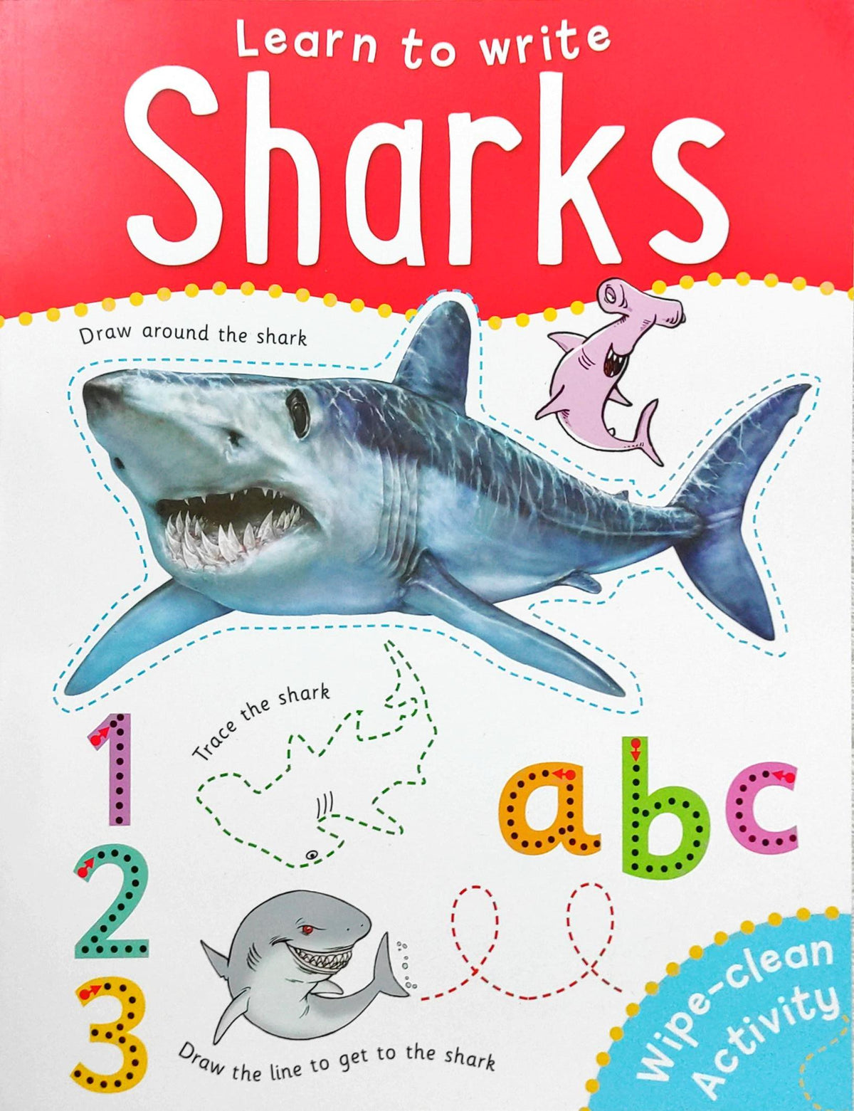 Learn To Write Sharks (Wipe And Clean)