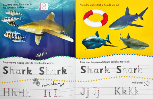 Learn To Write Sharks (Wipe And Clean)