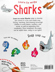 Learn To Write Sharks (Wipe And Clean)