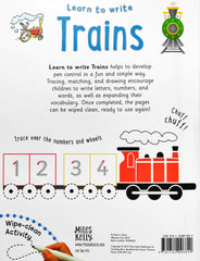 Learn To Write Trains( Wipe And Clean)