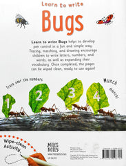 Learn To Write Bugs( Wipe And Clean)