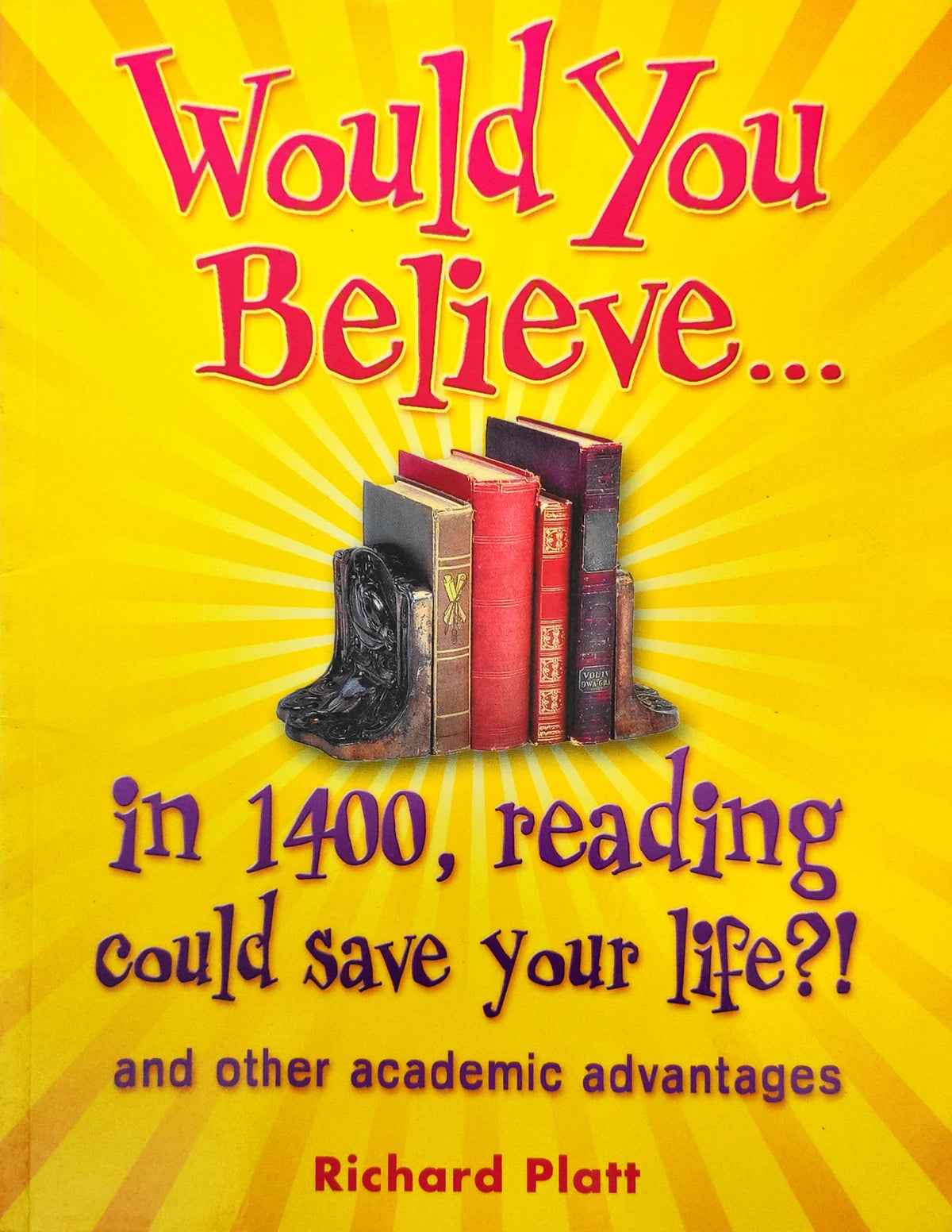 Would You Believe in 1400, reading could save your life?