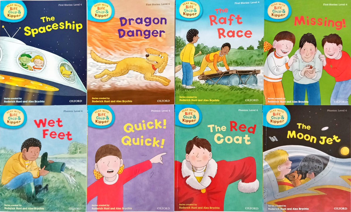 Biff Chip and Kipper  Set 2 : Level 4 (8 Books)