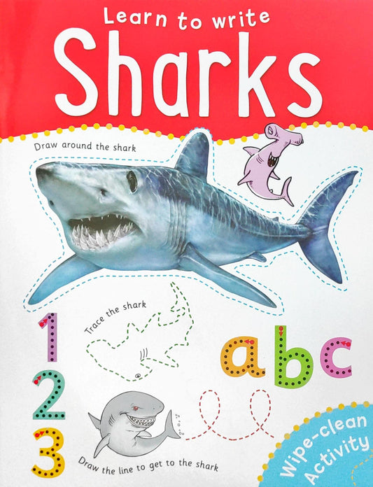 Learn to Write Sharks (Wipe and Clean)