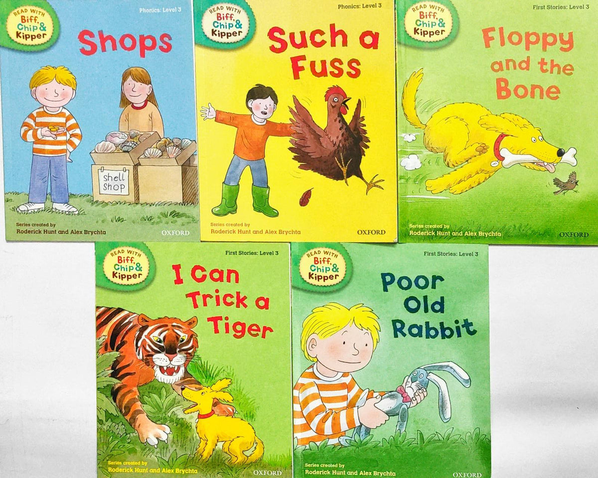 Biff Chip and Kipper  Set 3 : Level 3 (5 Books)