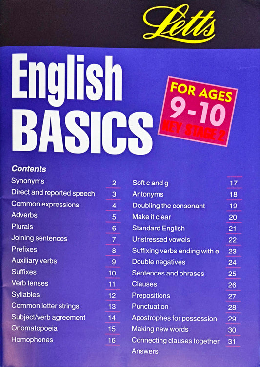 English Basics (Age 9-10)