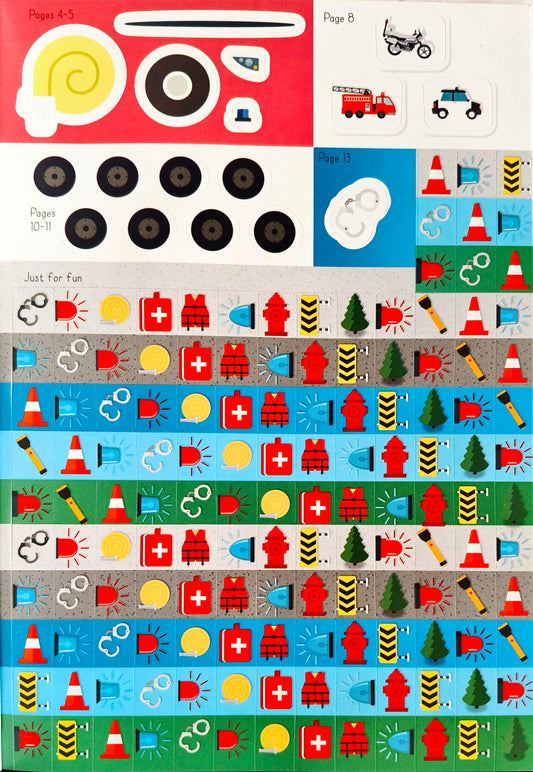 Emergency Vehicles (300 Stickers)