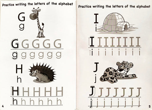 Alphabet and Numbers Wipe and Clean Activity Book