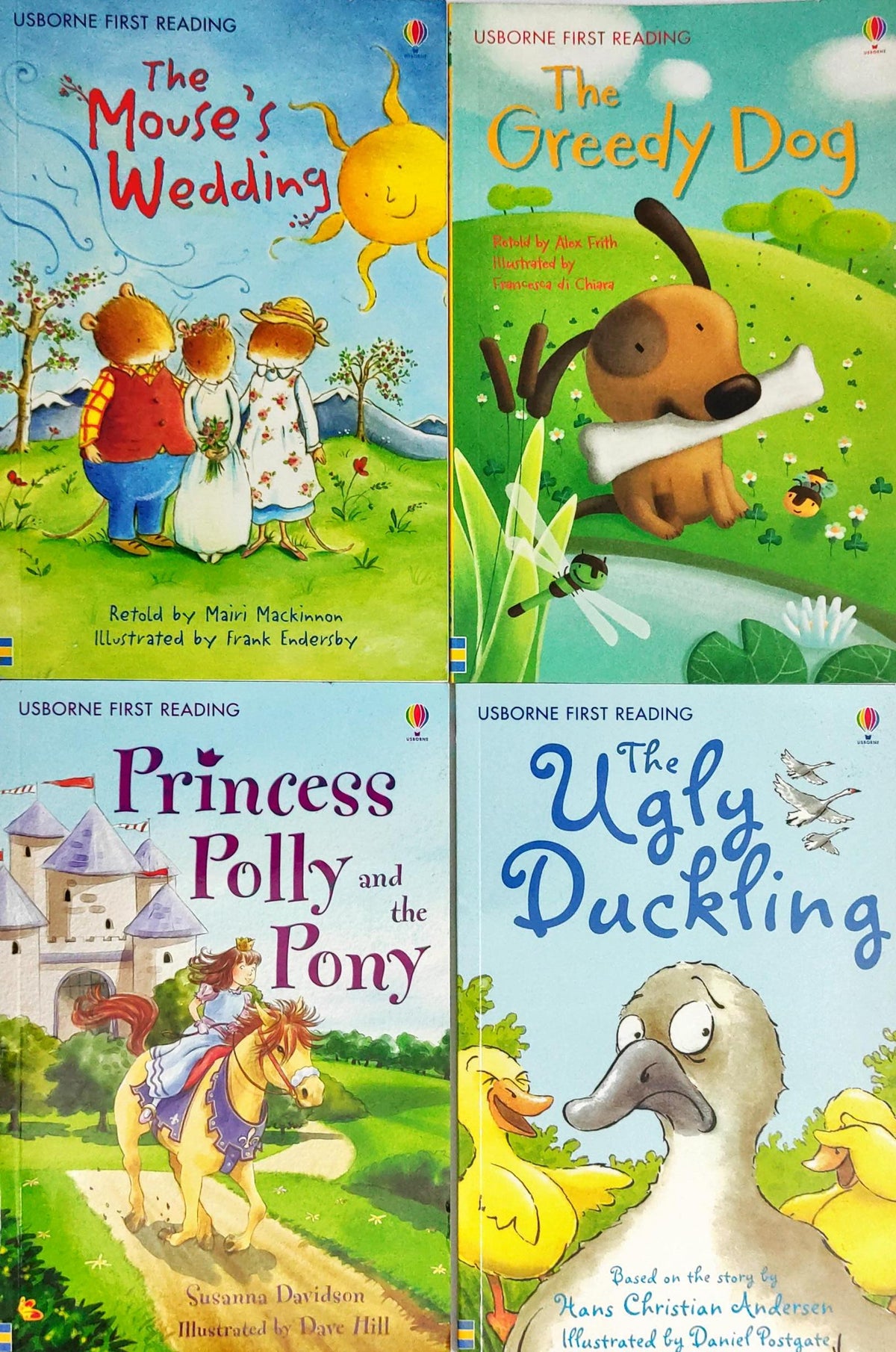 Usborne First Reading Combo Set 7 (4 Books)