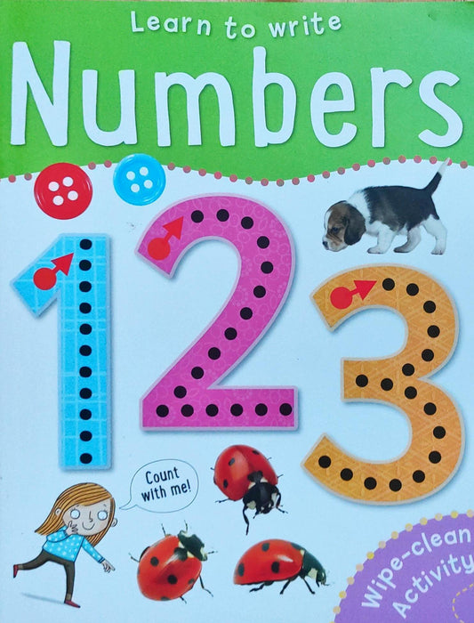 Learn to Write Numbers 1 2 3